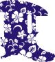Hawaiian Print Blue - Vintera '60s Tele
