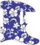 Hawaiian Print Blue - American Elite Tele