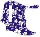 Hawaiian Print Blue
