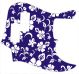 Hawaiian Print Blue