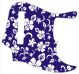 Hawaiian Print Blue
