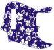 Hawaiian Print Blue