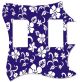 Hawaiian Print Blue