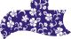 Hawaiian Print Blue