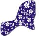 Hawaiian Print Blue