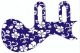 Hawaiian Print Blue