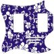 Hawaiian Print Blue