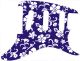 Hawaiian Print Blue
