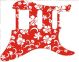 Hawaiian Print Red