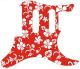 Hawaiian Print Red