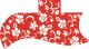 Hawaiian Print Red