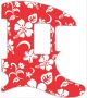 Hawaiian Print Red