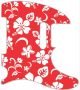 Hawaiian Print Red