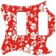 Hawaiian Print Red