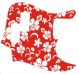 Hawaiian Print Red