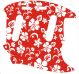 Hawaiian Print Red