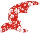 Hawaiian Print Red