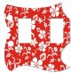 Hawaiian Print Red