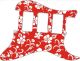 Hawaiian Print Red