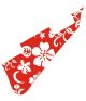 Hawaiian Print Red
