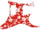 Hawaiian Print Red