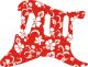 Hawaiian Print Red - Vintera '70s Strat