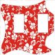 Hawaiian Print Red
