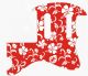 Hawaiian Print Red
