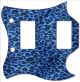 Leopard Print Blue