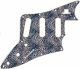 Leopard Print Blue/White