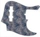 Leopard Print Blue/White
