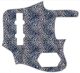 Leopard Print Blue/White