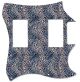 Leopard Print Blue/White