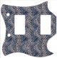 Leopard Print Blue/White