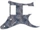 Leopard Print Blue/White