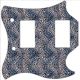 Leopard Print Blue/White