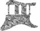 Paisley Black/White