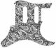 Paisley Black/White