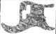 Paisley Black/White
