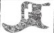 Paisley Black/White