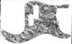 Paisley Black/White