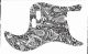 Paisley Black/White