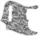 Paisley Black/White