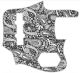 Paisley Black/White