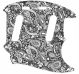 Paisley Black/White