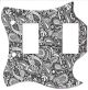 Paisley Black/White