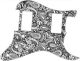Paisley Black/White