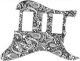 Paisley Black/White