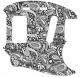 Paisley BK/WH