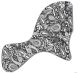 Paisley Black/White